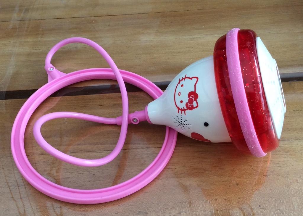 Hello Kitty voet hoelahoep met licht en muziek., Ophalen of Verzenden, Zo goed als nieuw