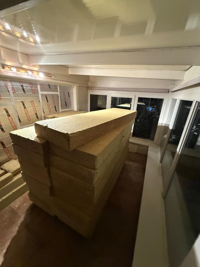 Rockwool Caprex energy isolatie voor plat dak, Doe-het-zelf en Bouw, 12 cm of meer, Steenwol, Zo goed als nieuw, 15 m² of meer