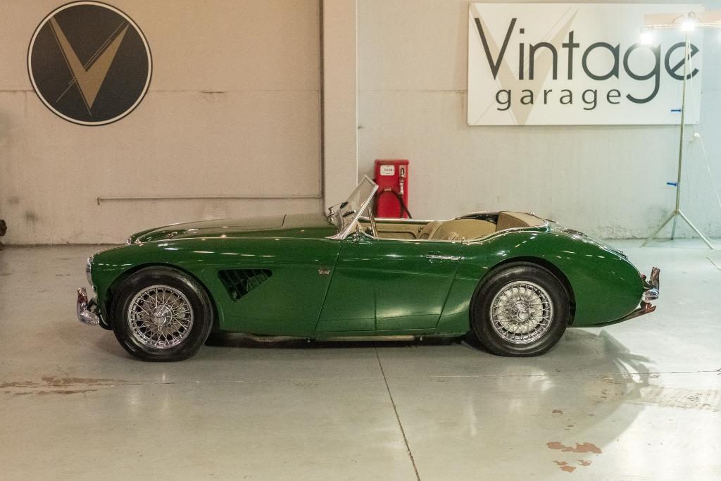 Austin Healey 3000 MKI - 1962, Lederen bekleding, 4 zetels, Achterwielaandrijving, Beige