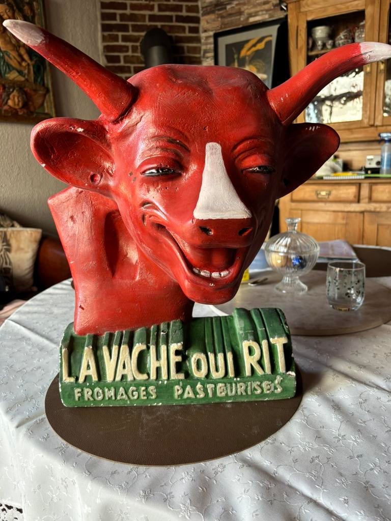 “la vache qui rit, Ophalen of Verzenden, Gebruikt