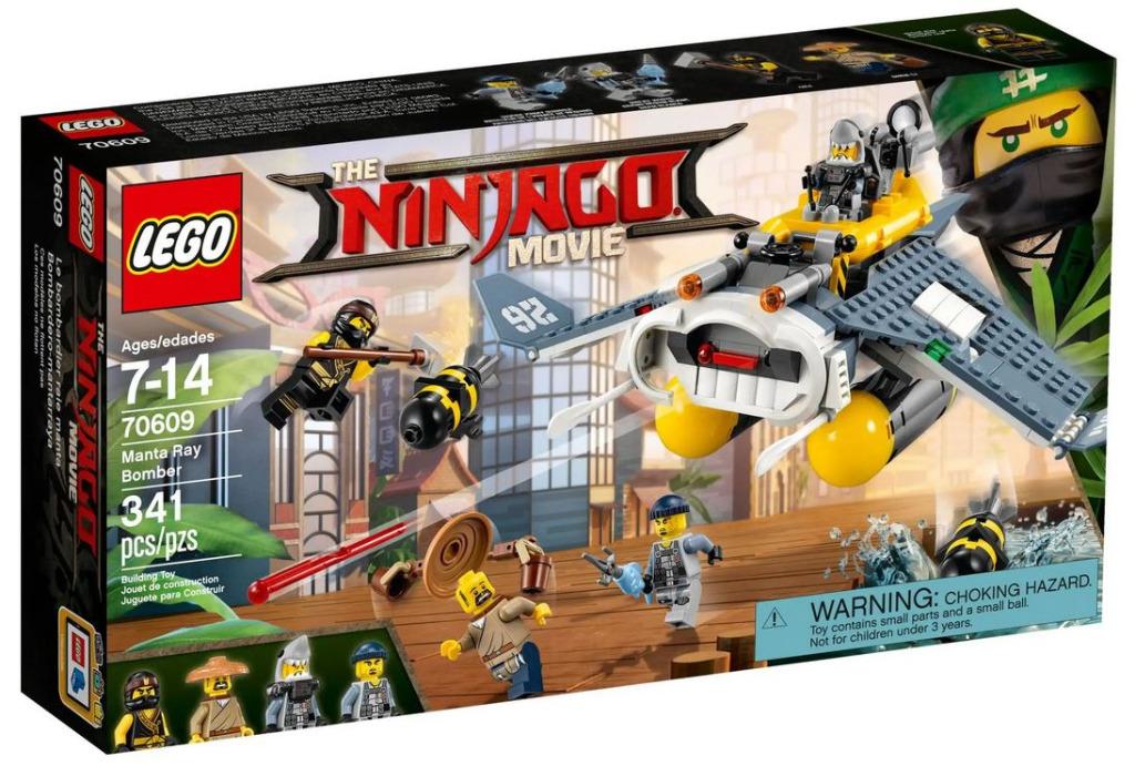 LEGO Ninjago Manta Ray Bomber 70609 met doos, Ophalen of Verzenden, Zo goed als nieuw, Complete set, Lego