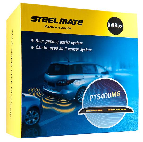Steelmate PTS400M6 parkeerset met 4 sensoren achter geluid, Neuf, Arrière, Pièces universelles, Enlèvement ou Envoi