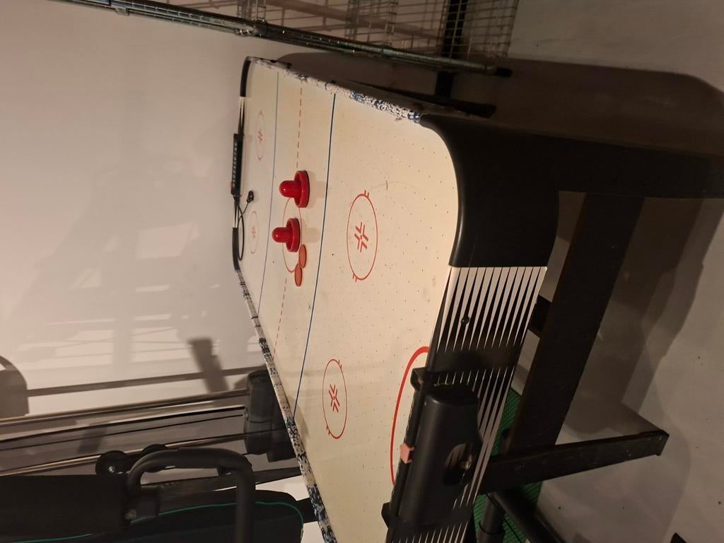 Kleine Airhockey met accessoires, Enlèvement, Utilisé