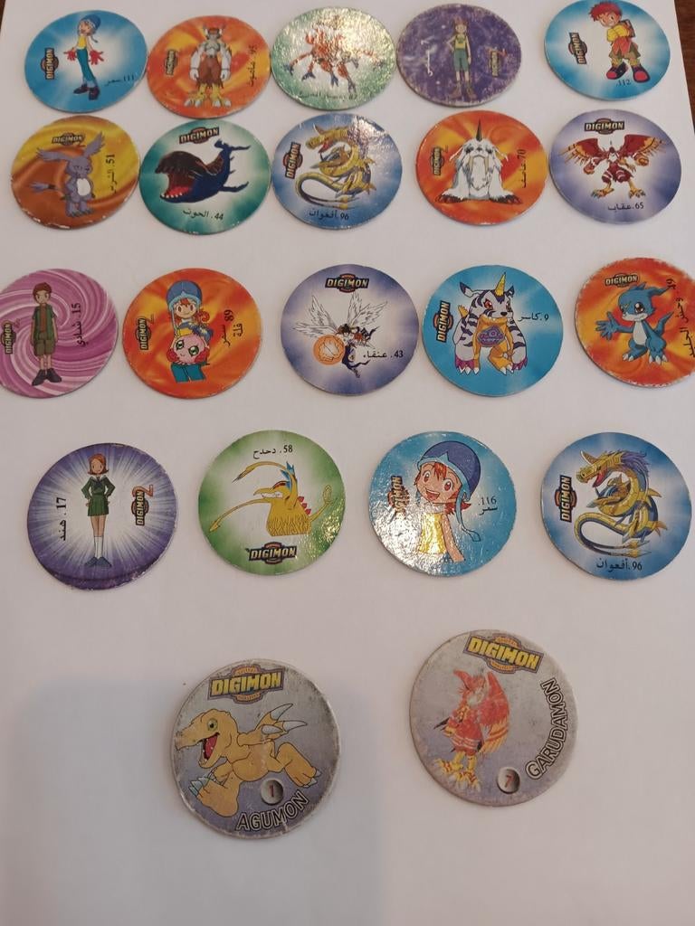 Digimon flippo's, Enlèvement ou Envoi, Flippos en vrac