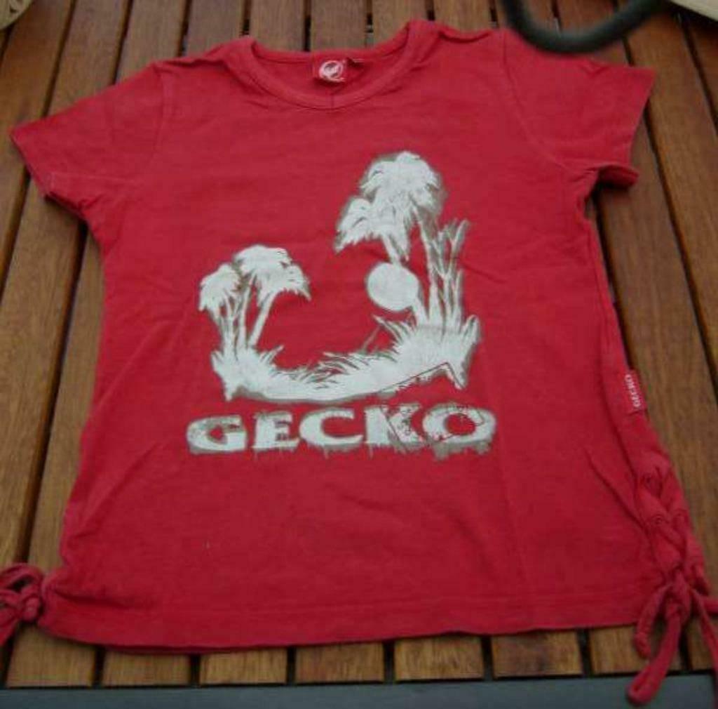 t-shirt (Gecko), Kinderen en Baby's, Ophalen of Verzenden, Gebruikt, Meisje, Shirt of Longsleeve