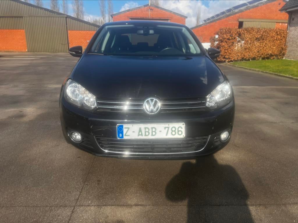 VW GOLF 1.2BENZINE VAN 2012 MET 120DKM EURO5 PERFECTE STAAT, Auto's, Voorwielaandrijving, Euro 5, Stof, Zwart