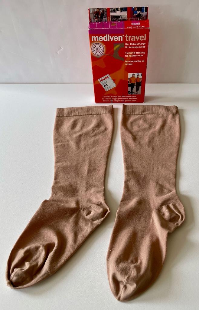 Mediven Travel bas contention XL chaussettes voyage, Envoi, Comme neuf