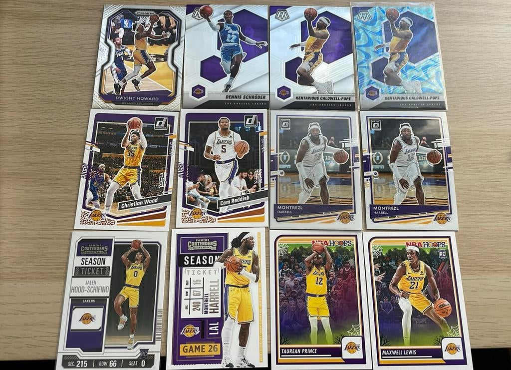 12 Los Angeles Lakers kaarten, Ophalen of Verzenden, Nieuw