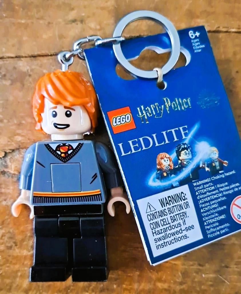 Porte-clés/porte-clés LEGO Harry Potter Ron Weasley, Collections, Porte-clés, Neuf, Peluche ou Figurine, Enlèvement ou Envoi