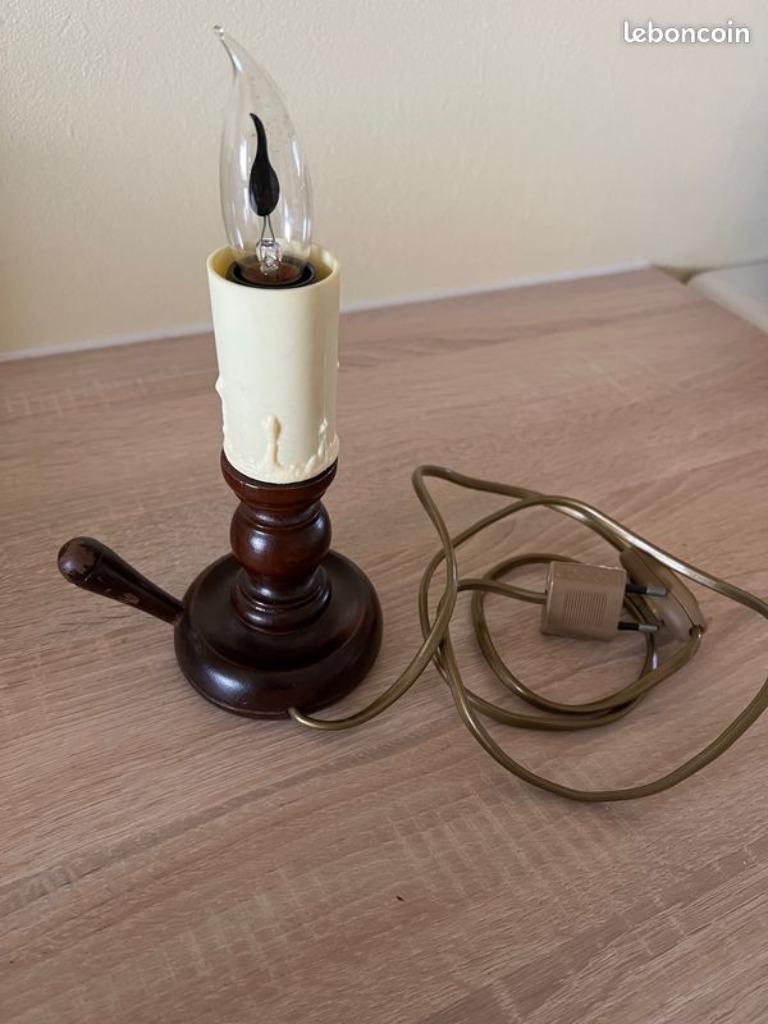 Lampe bougie avec ampoule flamme, Envoi, Utilisé