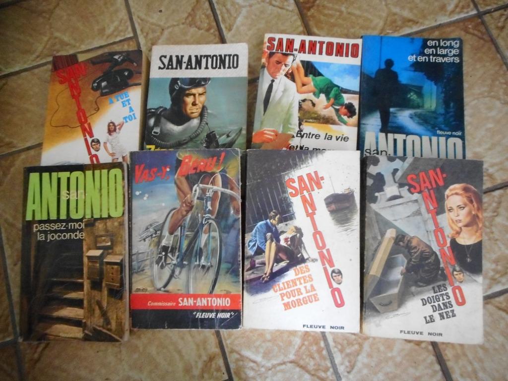Roman: San Antonio, Livres, Policiers, Enlèvement ou Envoi, Utilisé