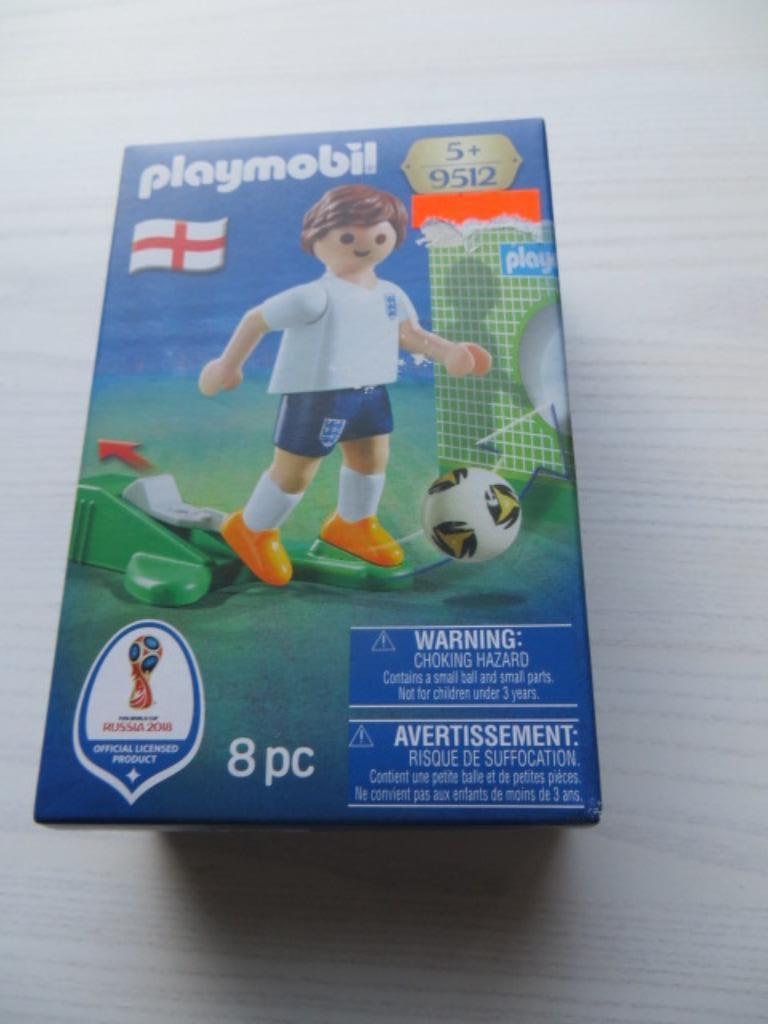Playmobil 9512 : Engelse voetballer - WK 2018 - nieuw, Kinderen en Baby's, Speelgoed | Playmobil, Ophalen of Verzenden, Nieuw