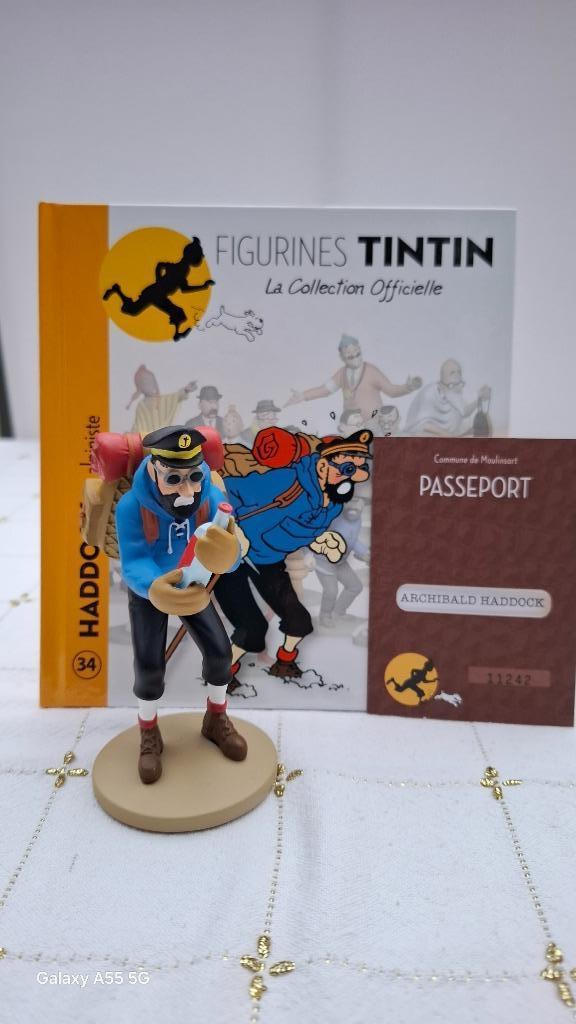 Kuifje Tintin 34, Enlèvement ou Envoi, Tintin, Comme neuf, Statue ou Figurine