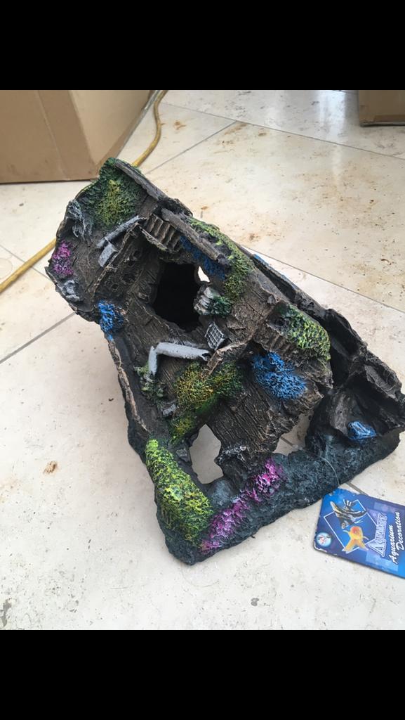 Nieuw scheepswrak voor decoratie in aquarium, Ophalen of Verzenden, Nieuw