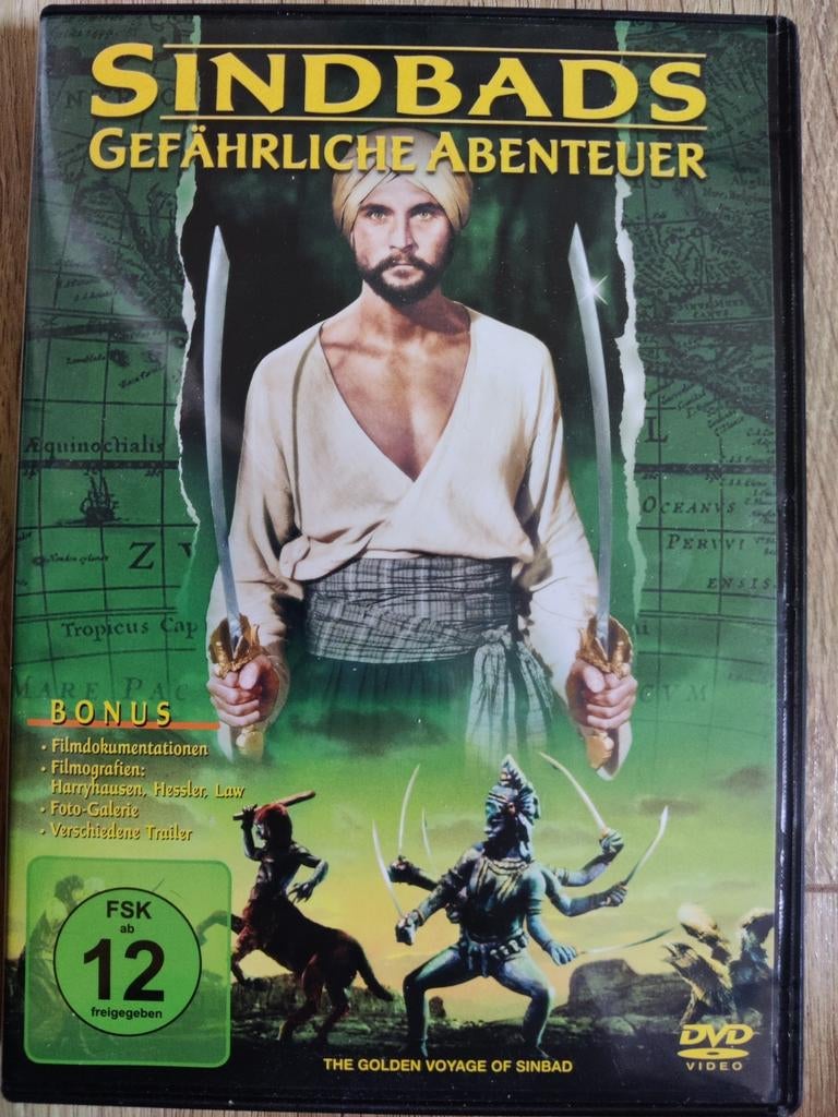 The Golden Voyage Of Sinbad (1973) (Tom Baker) DVD, Cd's en Dvd's, Ophalen of Verzenden, Zo goed als nieuw