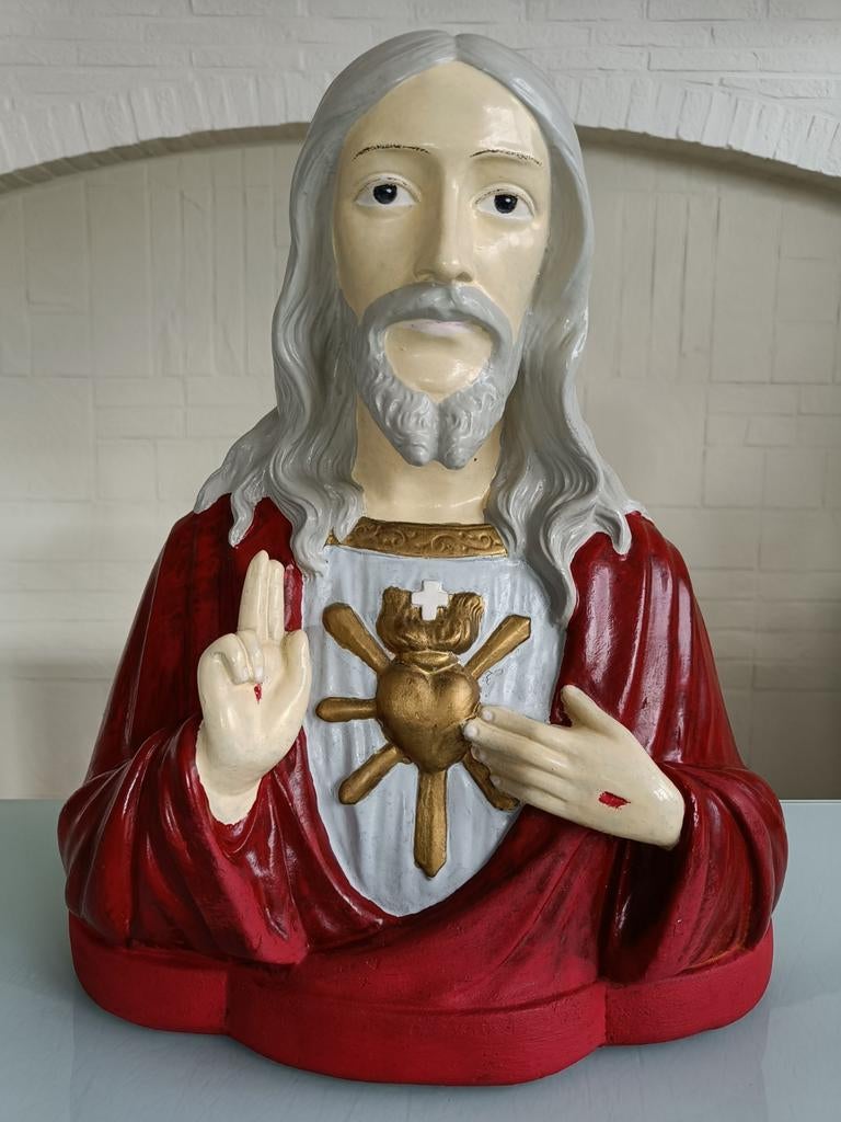 Jezus borstbeeld., Antiek en Kunst, Ophalen of Verzenden