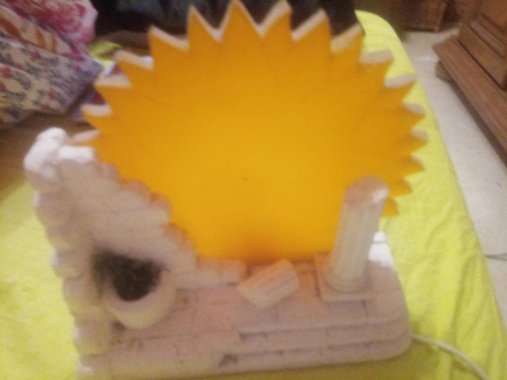 Lampe de chevet soleil, Enlèvement ou Envoi, Utilisé, Autres matériaux, Moins de 50 cm