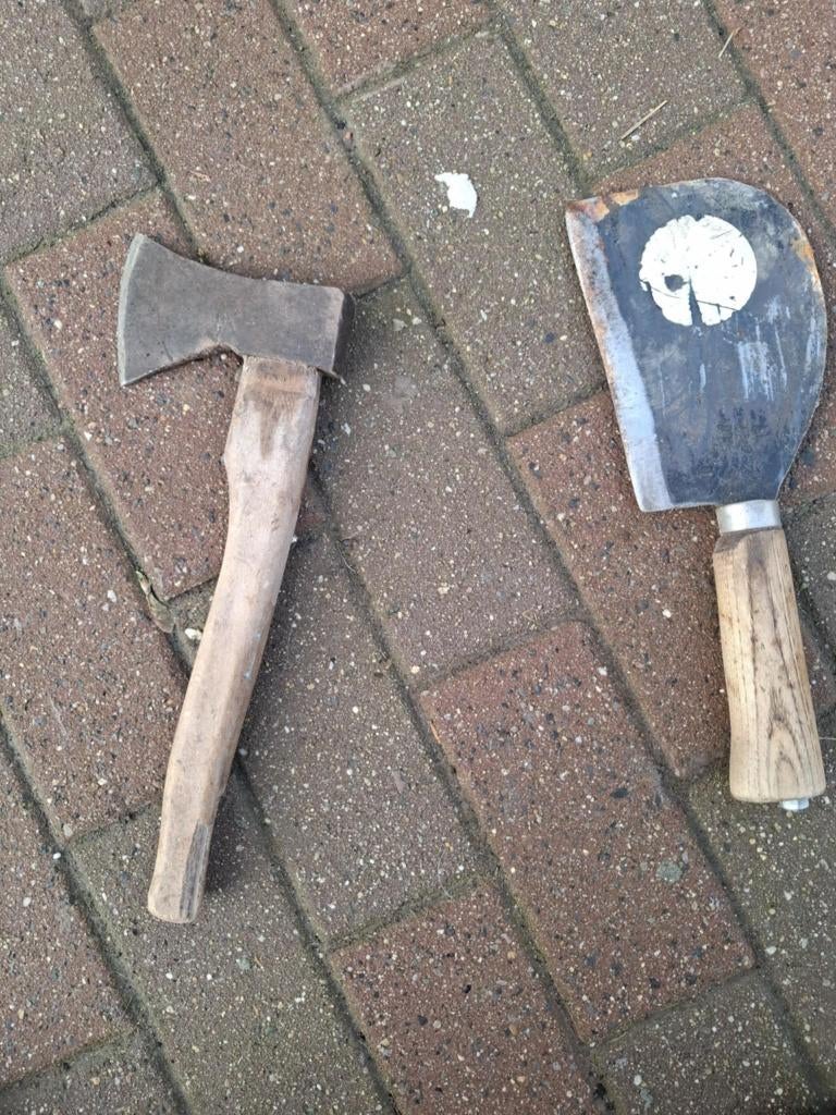 Bijl, Tuin en Terras, Hand-tuingereedschap, Ophalen, Gebruikt, Bijl