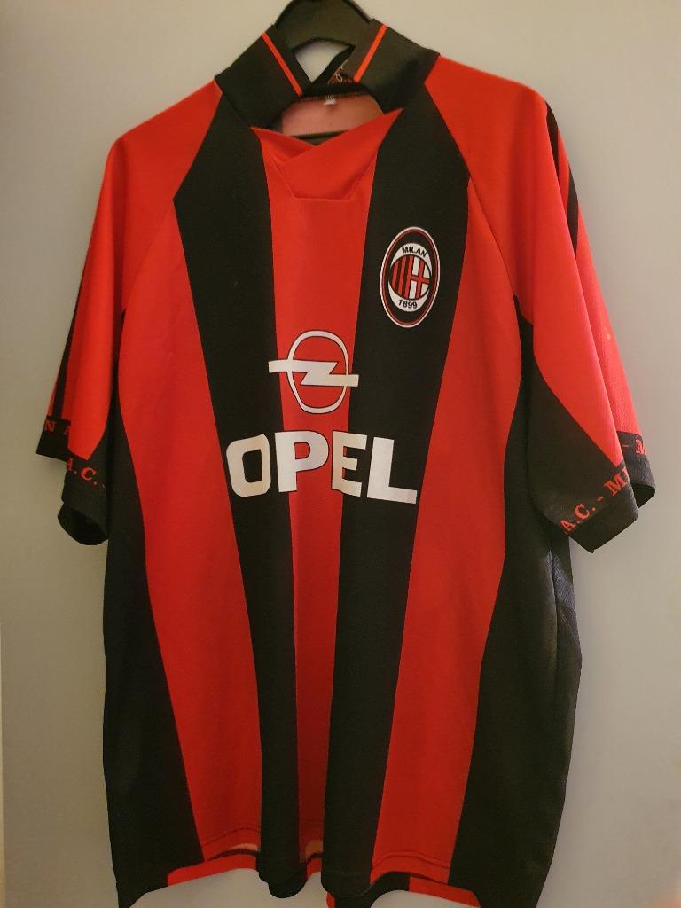 Maillot vintage AC Milan numéro 20 Beerhoff 1998-1999, Taille XL, Enlèvement ou Envoi, Comme neuf, Maillot