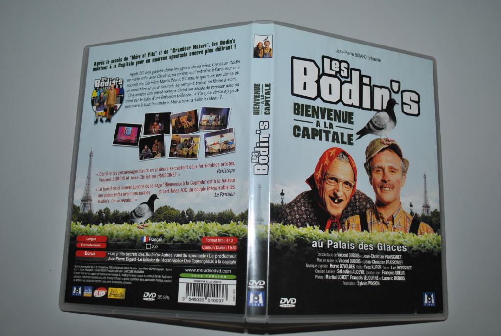 DVD Bodin's/Bienvenue Capitale Comme neuf, Envoi, Comme neuf