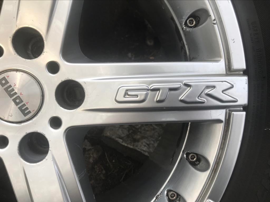 GTR-aluminium velgen merk MOMO zie beschrijving, Auto-onderdelen, Ophalen, Gebruikt, Velg(en), 17 inch