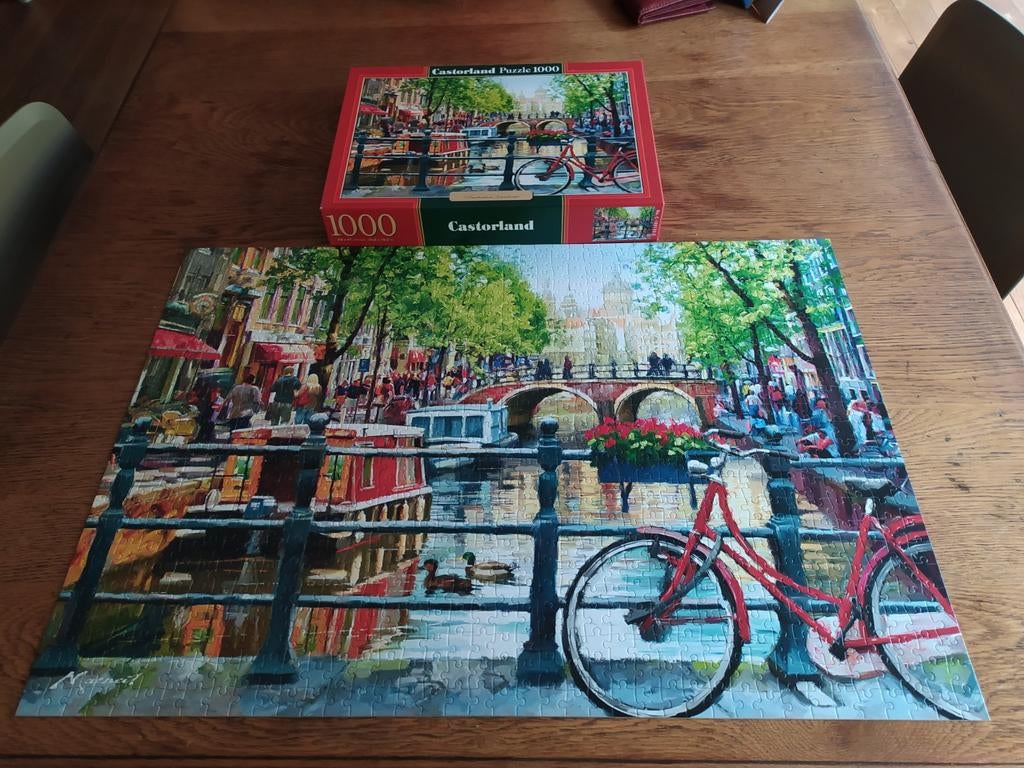 Puzzel Amsterdam, Enlèvement ou Envoi, 500 à 1500 pièces, Comme neuf, Puzzle