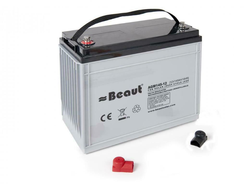 agm accu 12 volt 145 Ah / semi-tractie Deep cycle, Ophalen of Verzenden, Nieuw