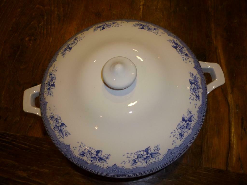 BOCH Frs Belgium Soepkom Servies PEPA blauwe decoratie, Ophalen
