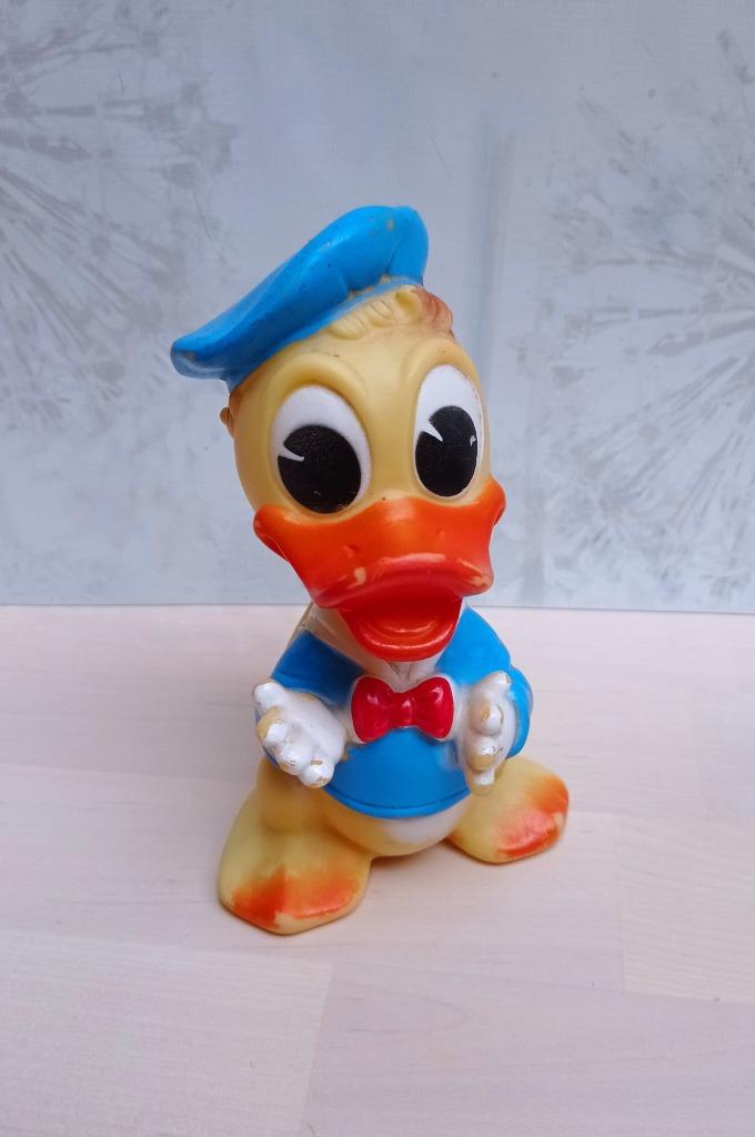 Vintage walt disney  pieper Donald Duck, Verzamelen, Ophalen of Verzenden, Donald Duck, Gebruikt, Beeldje of Figuurtje