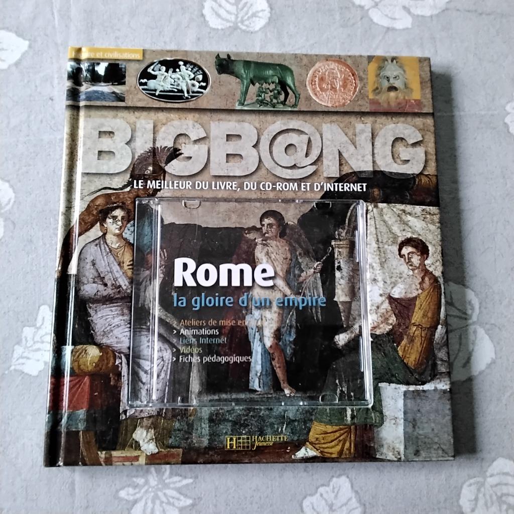 Livre multimédia Bigb@ng Rome,la gloire d un empire, Tome à part, Hachette, Comme neuf, Enlèvement