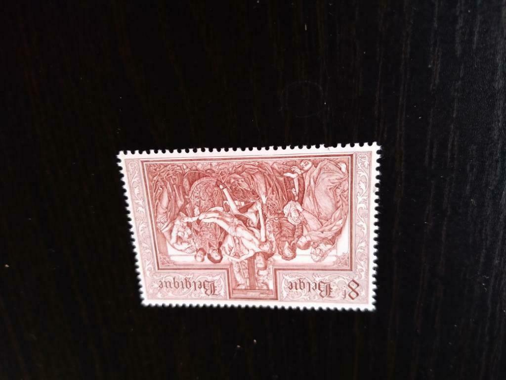 Belgie ongestempeld postzegel schilderij, Ophalen of Verzenden