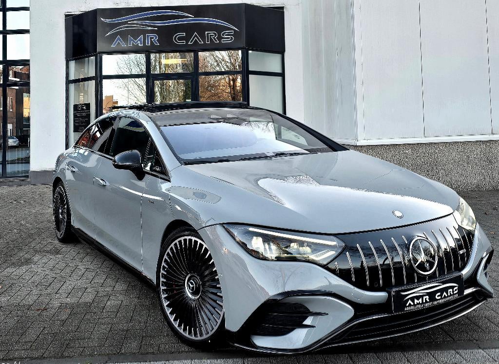AMG EQE 53 4MATIC+ Hyperscreen+HUD-Airmat-Pano-High End!!, Auto's, Mercedes-Benz, Bedrijf, Te koop, EQE, 360° camera, 4x4, ABS