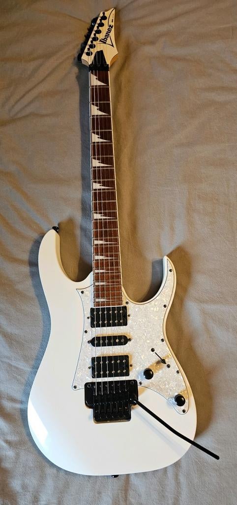 Guitare Ibanez RG350DXZ blanche, Ophalen, Nieuw, Solid body, Ibanez