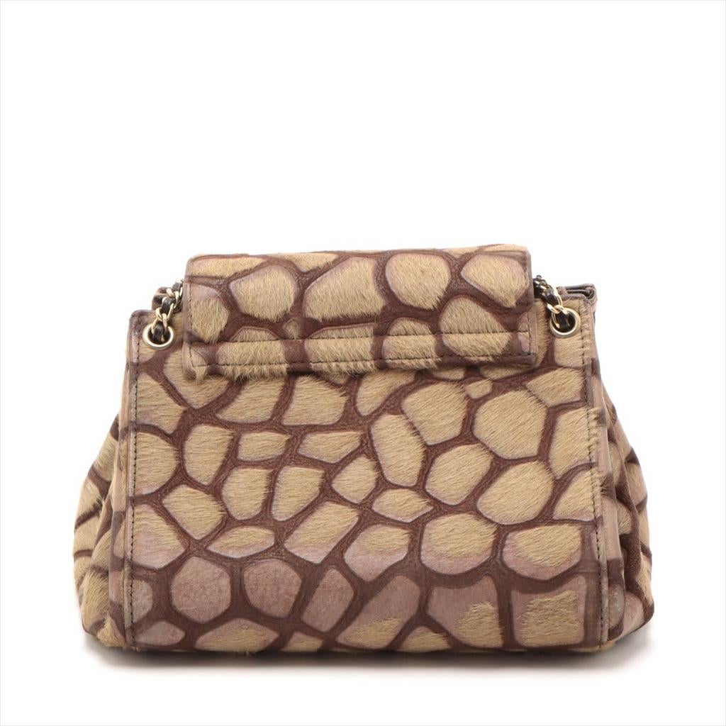 Chanel 2.55 vintage, Envoi, Utilisé, Beige, Sac à main