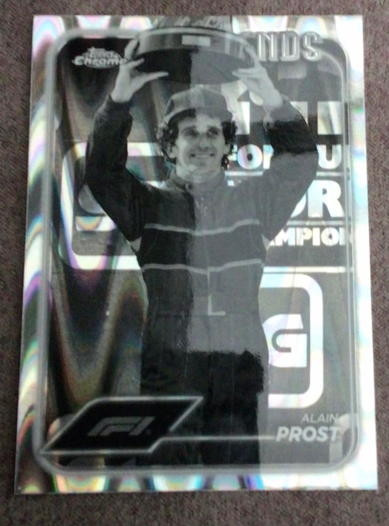 Alain Prost [Réfracteur RayWave noir et blanc] #195, Enlèvement ou Envoi, Utilisé, Cartes en vrac