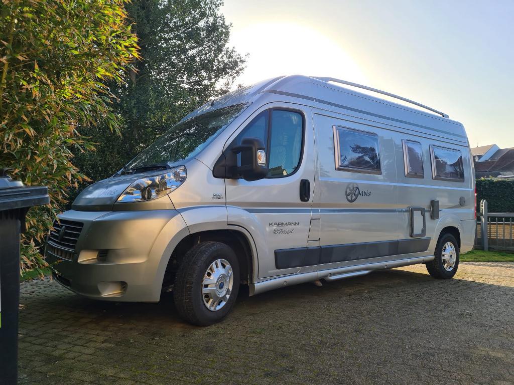 Camper Fiat Ducato 2008 - 69.649 km, Auto's, Fiat, Particulier, Ducato, Diesel, Handgeschakeld, Zilver of Grijs