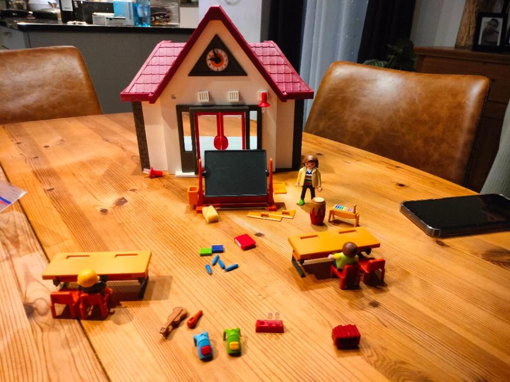Playmobil 6865 School met klaslokaal, Kinderen en Baby's, Ophalen, Zo goed als nieuw, Los Playmobil