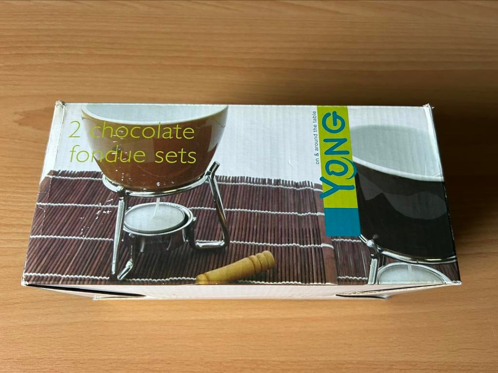 Chocolade fondue set, Ophalen, Zo goed als nieuw