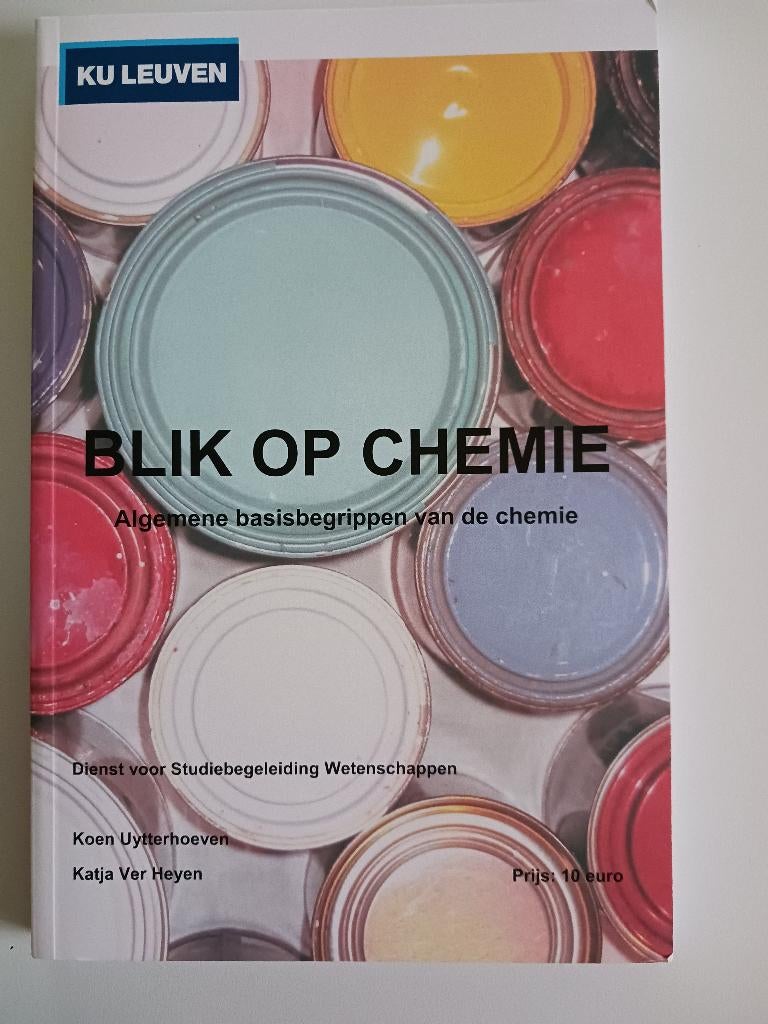 Blik op chemie . Algemene basisbegrippen van de chemie., Boeken, Studieboeken en Cursussen, Ophalen of Verzenden, Nieuw, Hoger Onderwijs
