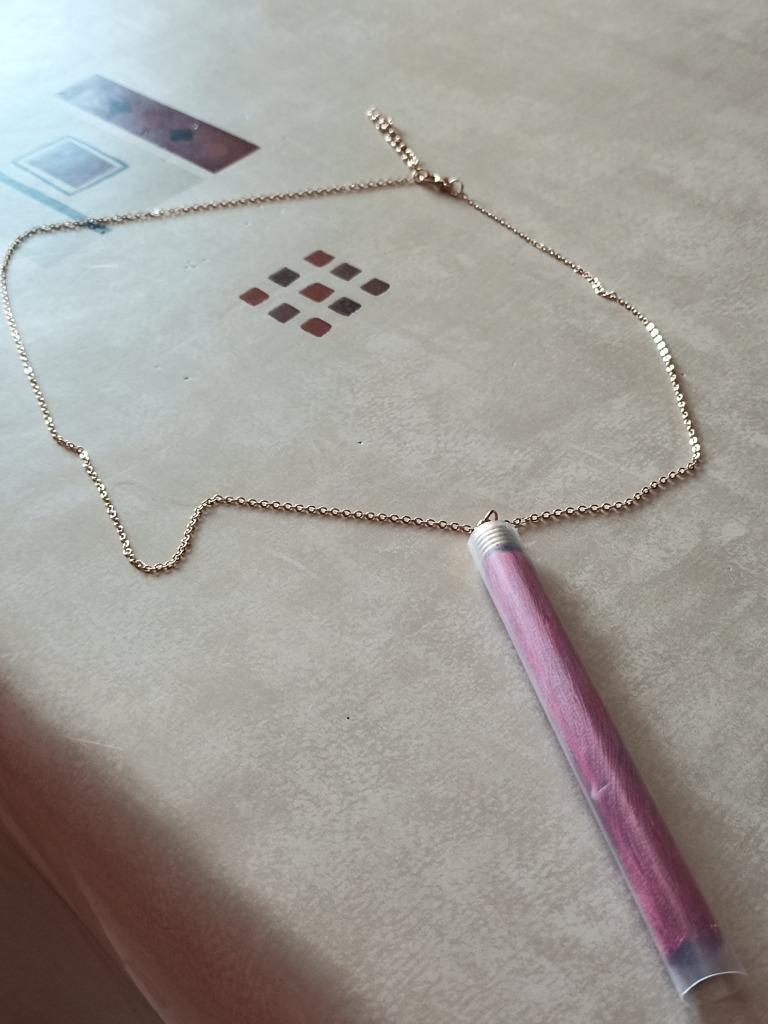 925. Bijou : chaîne, NEUF, frais de port inclus, Autres matériaux, Avec pendentif, Envoi, Neuf