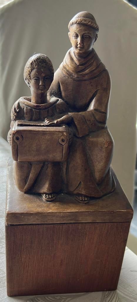 Originele missie spaarpot st Antonius knikker, Antiek en Kunst, Ophalen of Verzenden