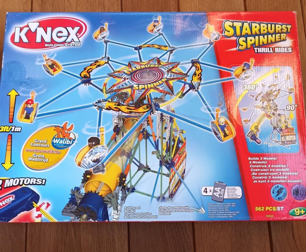 K'nex Spinner Thrill Rides, Ophalen of Verzenden, Gebruikt, K'nex