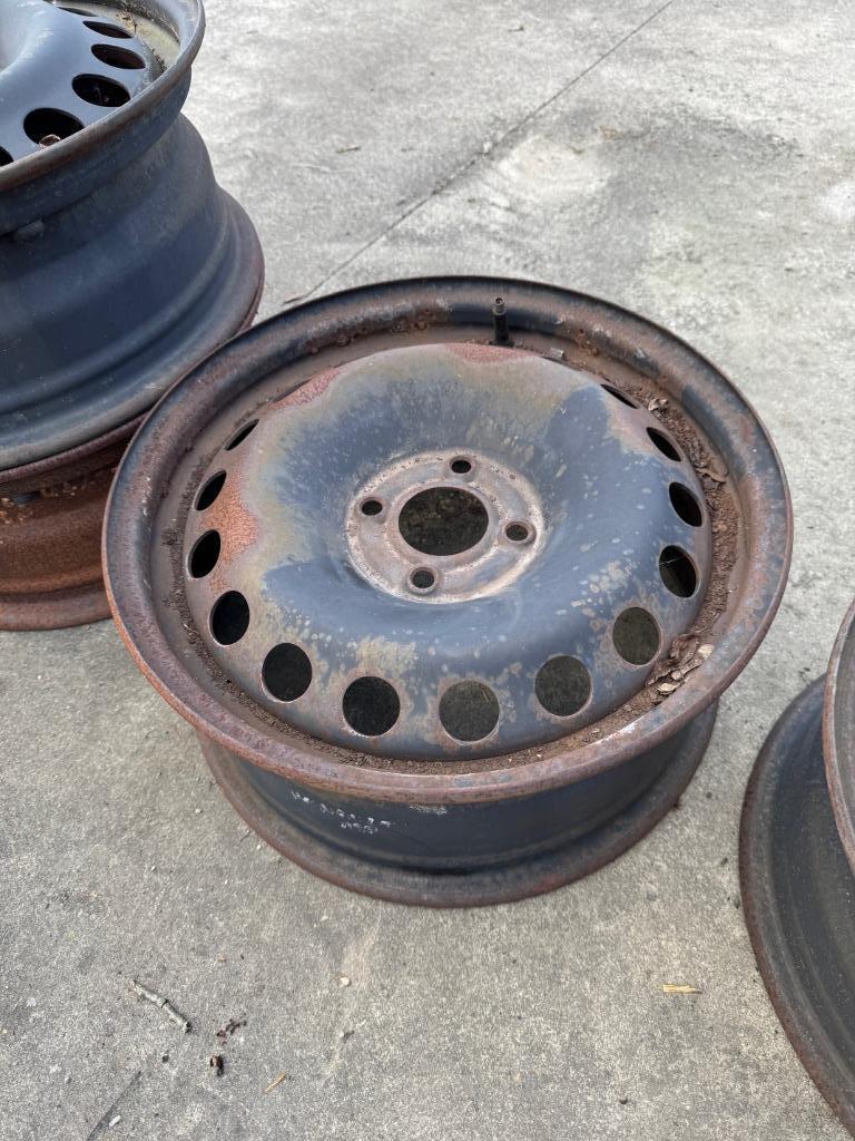 Renault 15 inch velgen van plaatstaal, Auto-onderdelen, Ophalen, Gebruikt, Renault