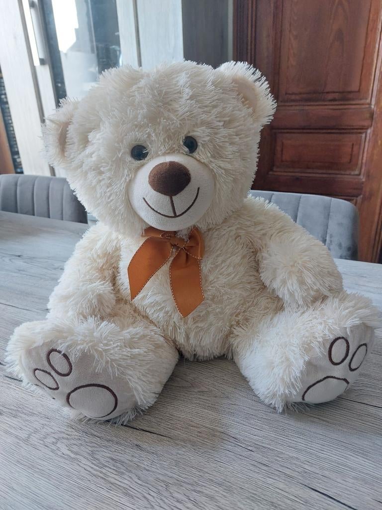 Peluche ours beige très bon état, Collections, Ours & Peluches, Enlèvement, Utilisé, Autres types