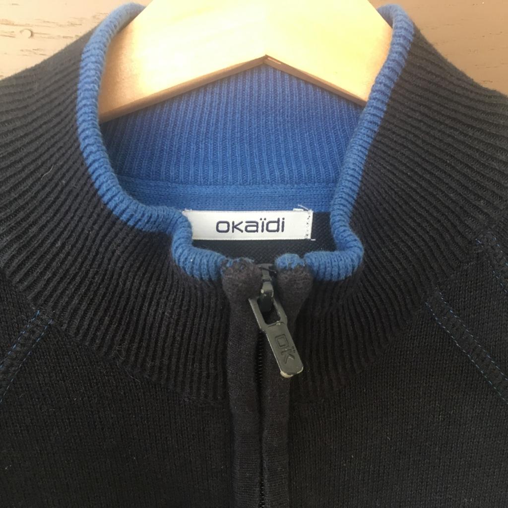 Gilet Okaidi - Garçon 8 ans, Enfants & Bébés, Vêtements enfant | Taille 128, Garçon, Enlèvement, Utilisé, Pull ou Veste