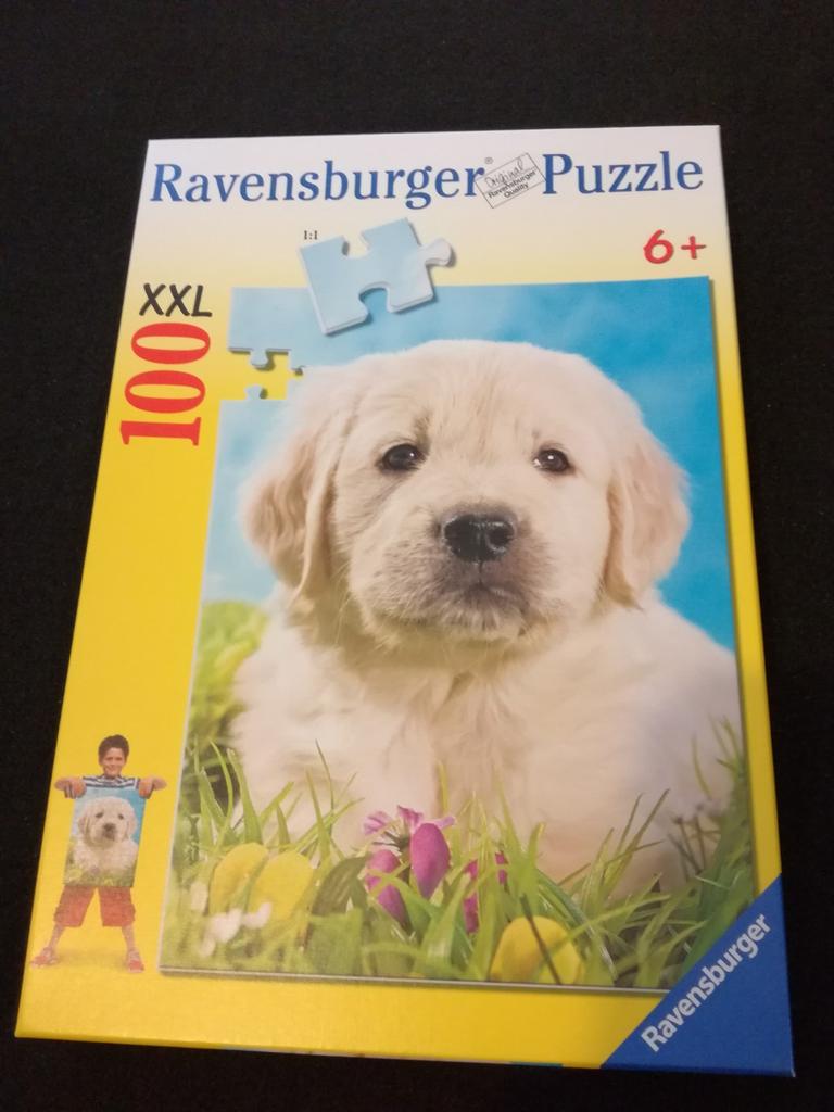 Puzzle puzzle 100 pièces XXL chien chiot, Enlèvement ou Envoi, Comme neuf