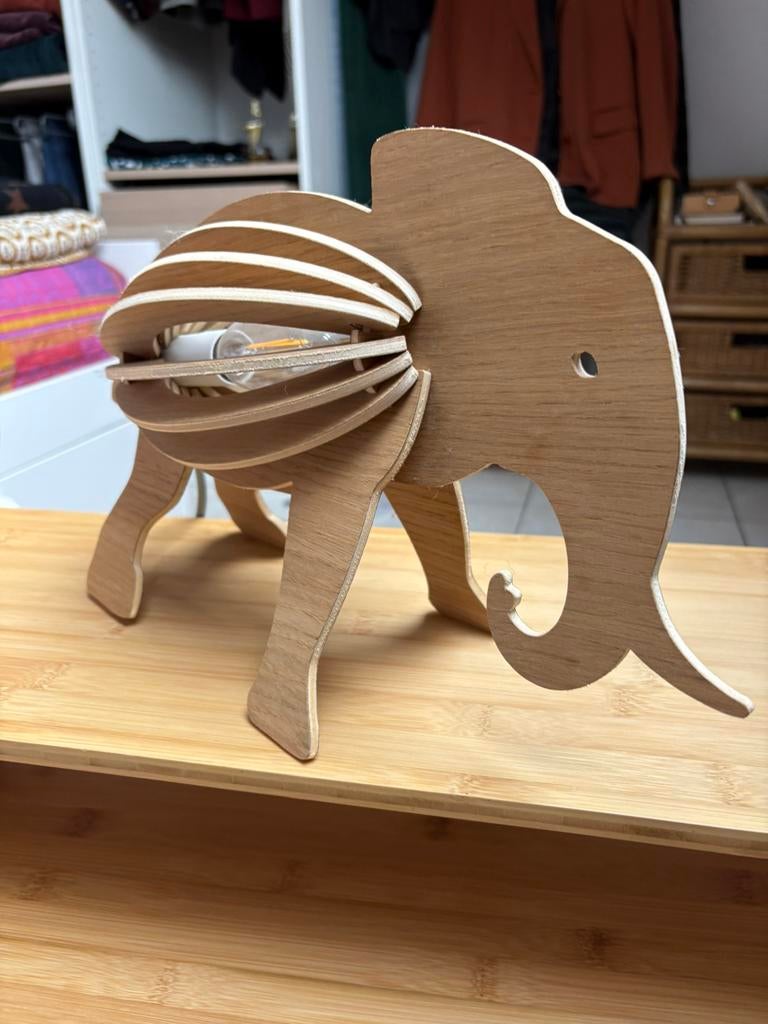 Olifant lamp, Huis en Inrichting, Ophalen, Zo goed als nieuw