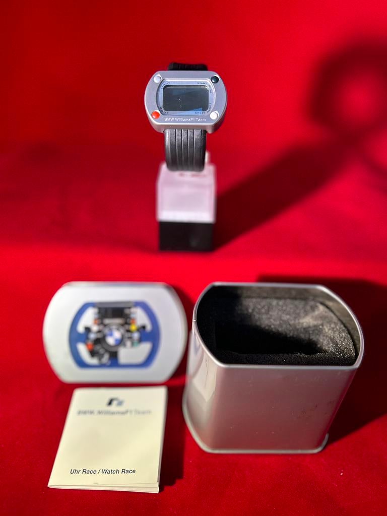 BMW Williams F1 Team Race Watch collectors digi horloge(NOS), Ophalen, Overige materialen, Polshorloge, Nieuw