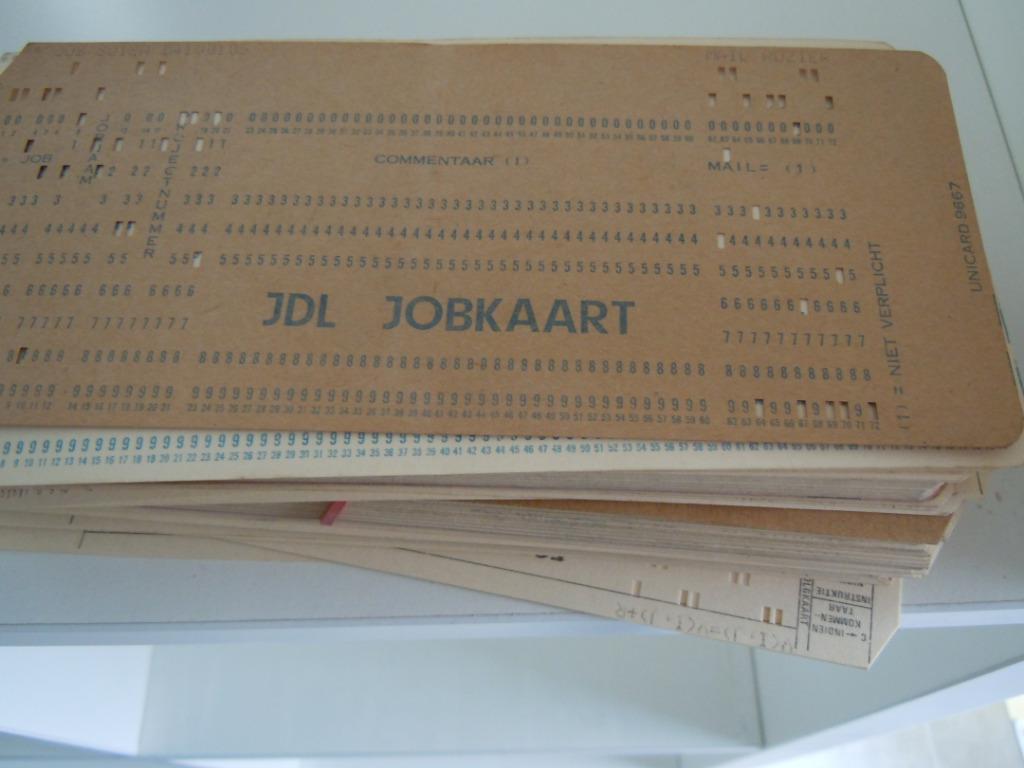 Lot JDL jobkaarten vintage, Computers en Software, Ophalen of Verzenden