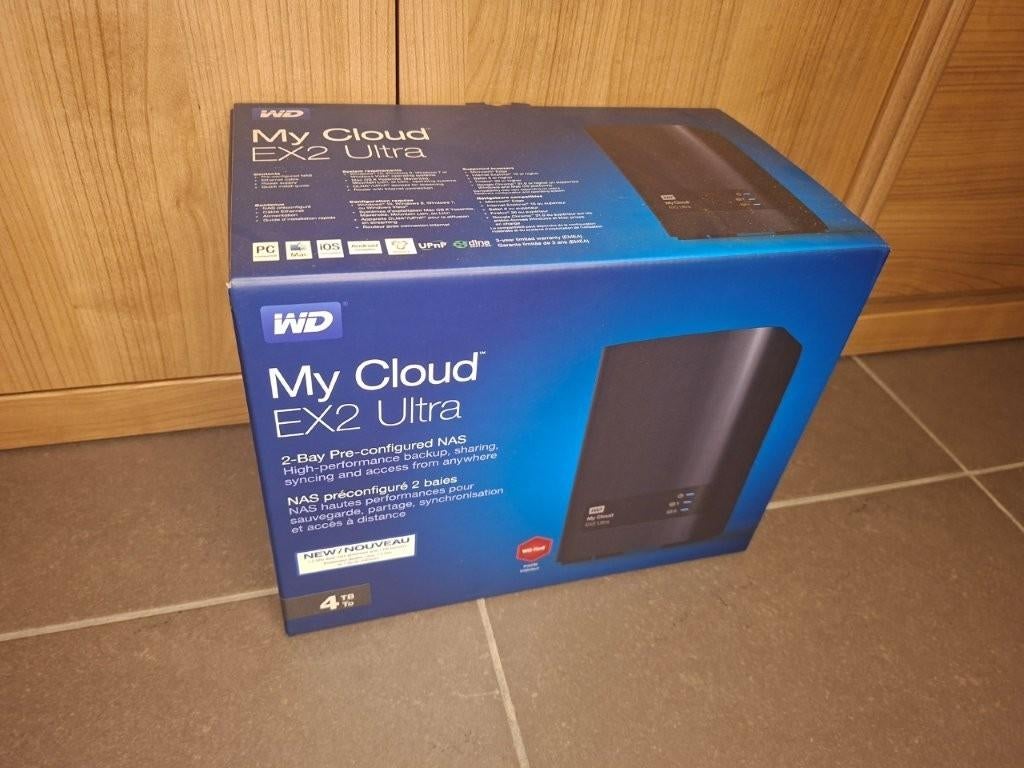WD My Cloud Ex2 Ultra 4TB, Computers en Software, Ophalen of Verzenden, Zo goed als nieuw